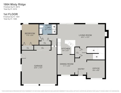 1864 Misty Ridge 1st Floor