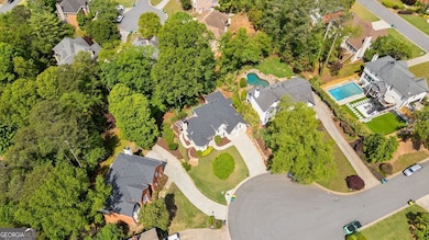Aerial View of 3105 Birchton Street Cul De Sac