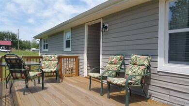 Relax on this newer deck and enjoy the country vie