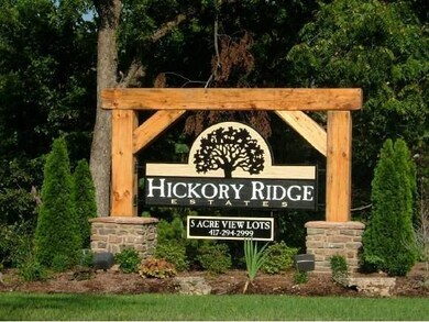 Hickory Ridge sign