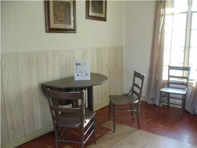 The dining area