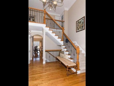 Entry. Regal entry to welcome friends and family