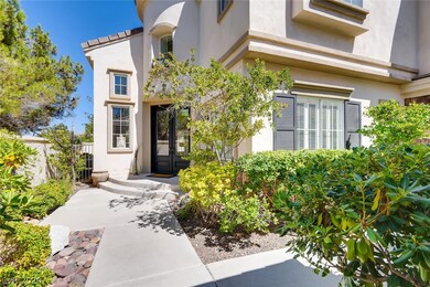 Delightful gated courtyard entry leads past casita
