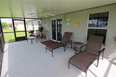 Like the rest of the home, the lanai is very clean