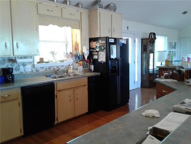 Open kitchen with lots of counter space
