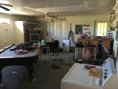 Game Room from covered garage