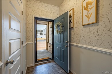 Chair rail molding, storm door, coat closet make u