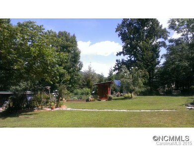 Chicken coop and gardens