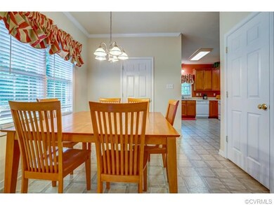 Large eat in area by the main kitchen area.
