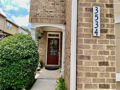 Entrance to property with brick.