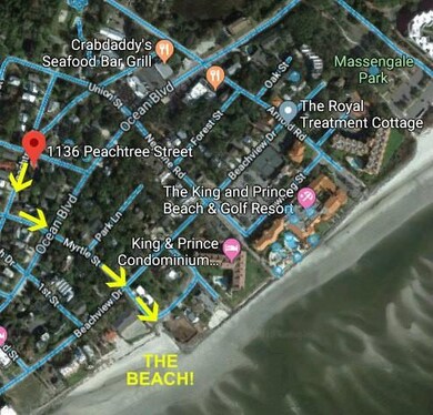 Just a quick walk to the seashore!