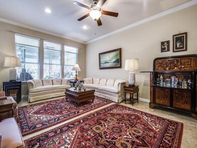 Spacious Family Room with Ceramic Tile Flooring