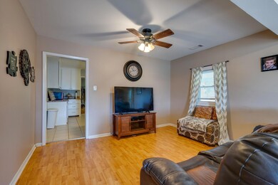 The home has beautiful hardwoods as you enter the home with neutral paint making it move in ready!