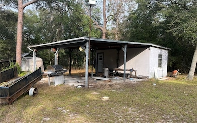 Carport with Storage shed attached