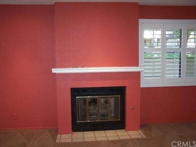 Living room fireplace