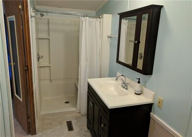 Amazing new master bath with walk in shower!