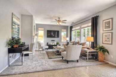 Large family room that opens to the kitchen area. 