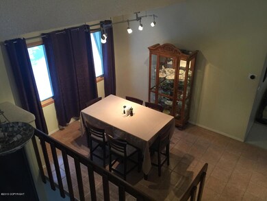 Spacious dining room/ tile flooring