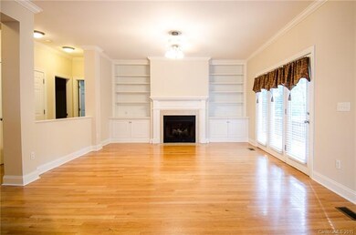 The Great Room, with striking built-ins and firepl