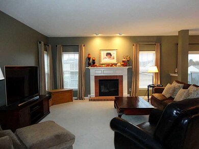 Living Room. Cozy up at a flip of a switch with th