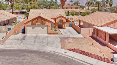View from above of property