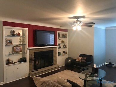 Living Room With Fireplace
