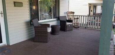 Inviting front porch