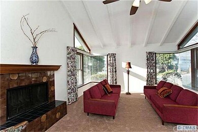 Fireplace in family room