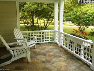 Gorgeous stone front porch