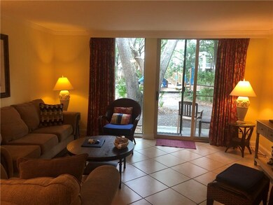 Living area with exterior view