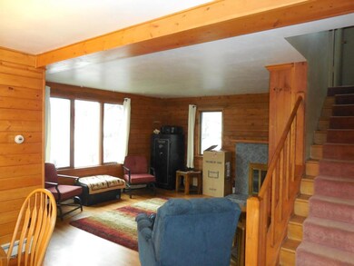 living room w/open stairway