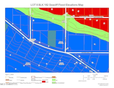 Lot 8 BLK 182 Seacliff Flood Elevation M