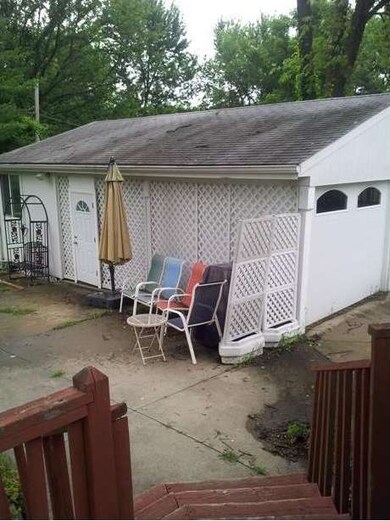 People Door in back of garage