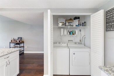 Laundry closet in Kitchen