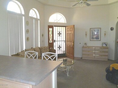 View From Kitchen to Entry to Great Room