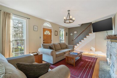 Coming in through the door to the living room, the
