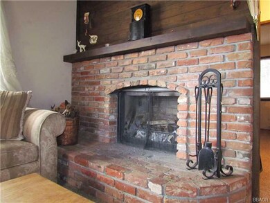 Fireplace.