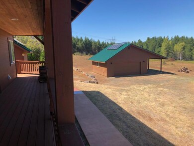 Garage from deck