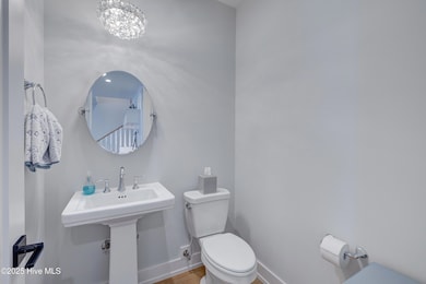 First floor half bath