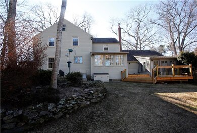 Private backyard with large, new...