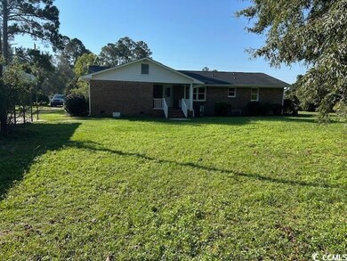 Exterior space with a front lawn