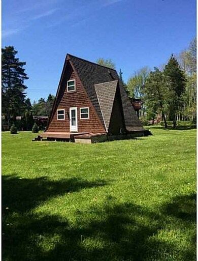 Backyard. Back of house