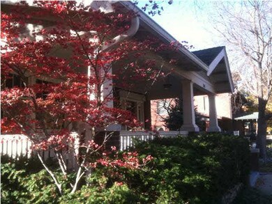 Mature landscaping adds to the quality porch time.