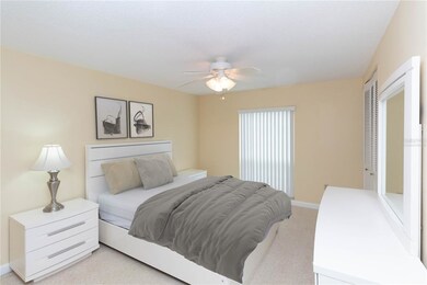 Virtually Staged Master Bedroom view 1