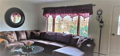 The view is amazing from this large picture window