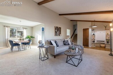 Living room with Formal Dining Room