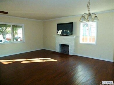 Spacious and bright living room with new floors th
