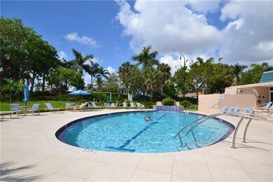 large heated pool