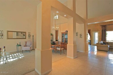 Part of entry and living area