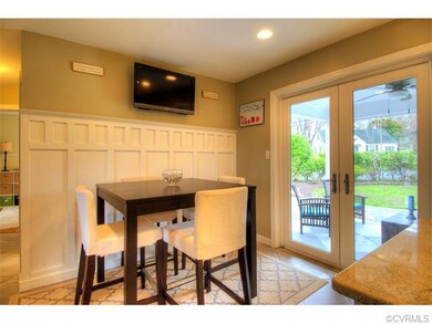 Additional Eat in Area with French Doors to the sl